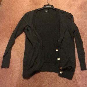 Gray oversized-ish cardigan